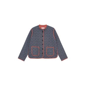 HABIBA - CAMPANULA QUILTED CHINA JACKET - INDIGO