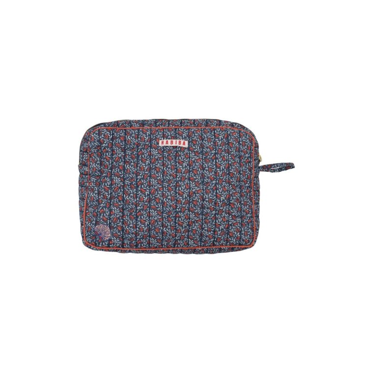 HABIBA - CAMPANULA TOILETRY BAG - INDIGO