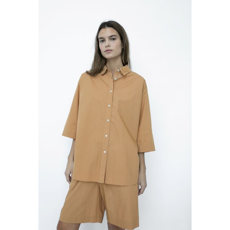 Studio Feder - CECILIA SHIRT - POPLIN - NUT
