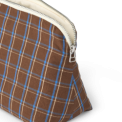 Studio Feder - CELIA MINI TOILETRY BAG - COTTON - CHESTNUT	