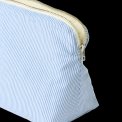 Studio Feder - CELIA MINI TOILETRY BAG - COTTON - COTTON - MILK STRIPE