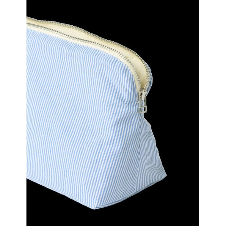 Studio Feder - CELIA MINI TOILETRY BAG - COTTON - COTTON - MILK STRIPE