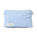 Studio Feder - CELIA MINI TOILETRY BAG - COTTON - COTTON - MILK STRIPE