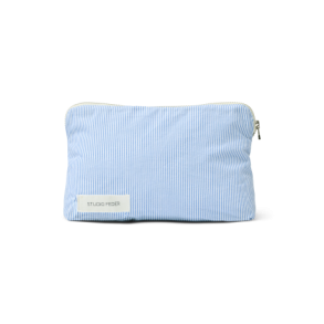 Studio Feder - CELIA MINI TOILETRY BAG - COTTON - COTTON - MILK STRIPE