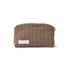 Studio Feder - CELIA MINI TOILETRY BAG - SEERSUCKER - BRUNO CHECK