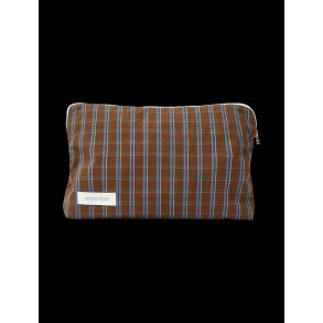 Studio Feder - CELIA TOILETRY BAG - COTTON - CHESTNUT	