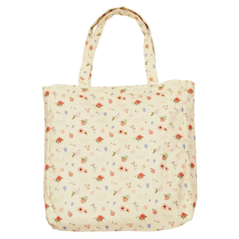 Maanesten - Canvas Totebag Roses and Shells