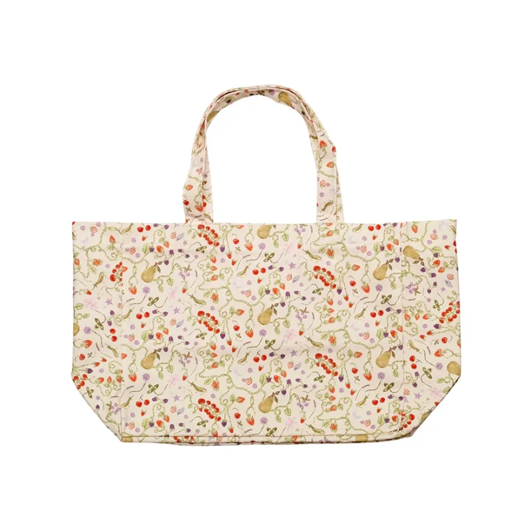 Maanesten - Big Canvas Totebag - Garden Magic Ivory