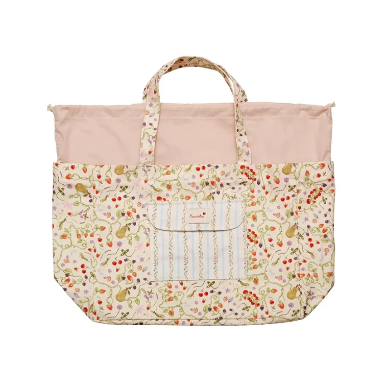 Maanesten - Big Canvas Totebag - Garden Magic Ivory