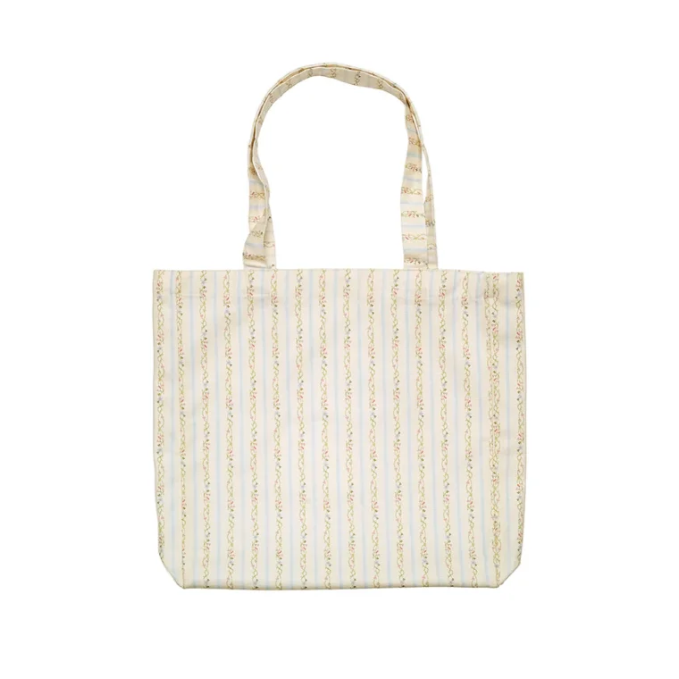 Maanesten - Canvas Totebag - Summer Stripes Blue