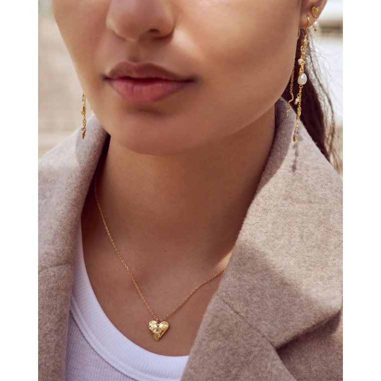 Maanesten - Cassandra Necklace - forgyldt