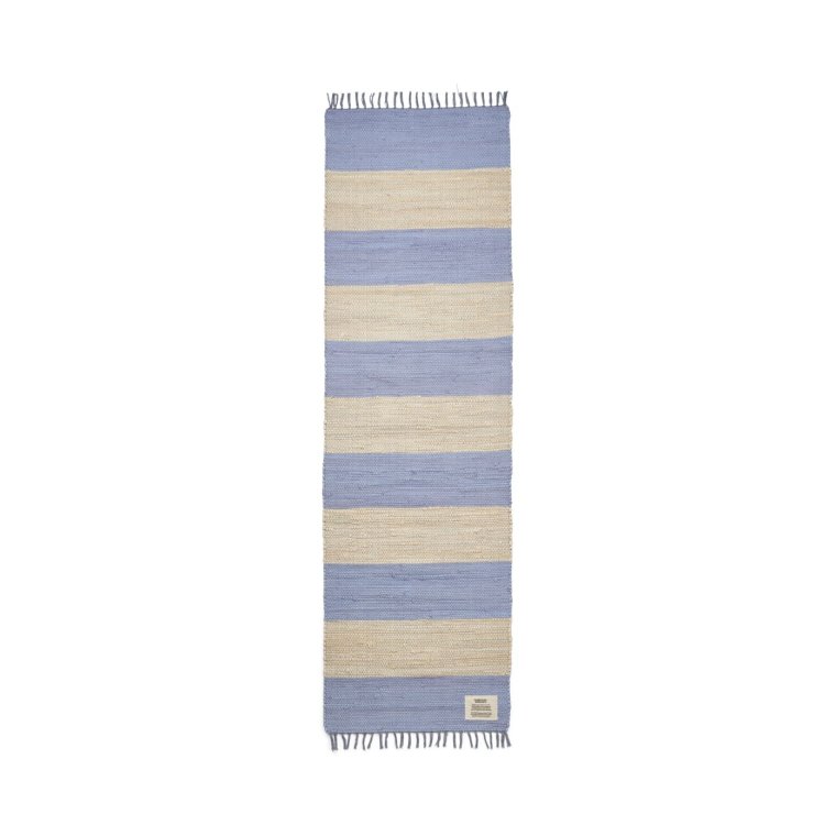 Bongusta - Chindi rug 60x200cm - creme & baby lavender