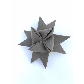 Stjernefabrikken - Sejldug julestjerne - taupe