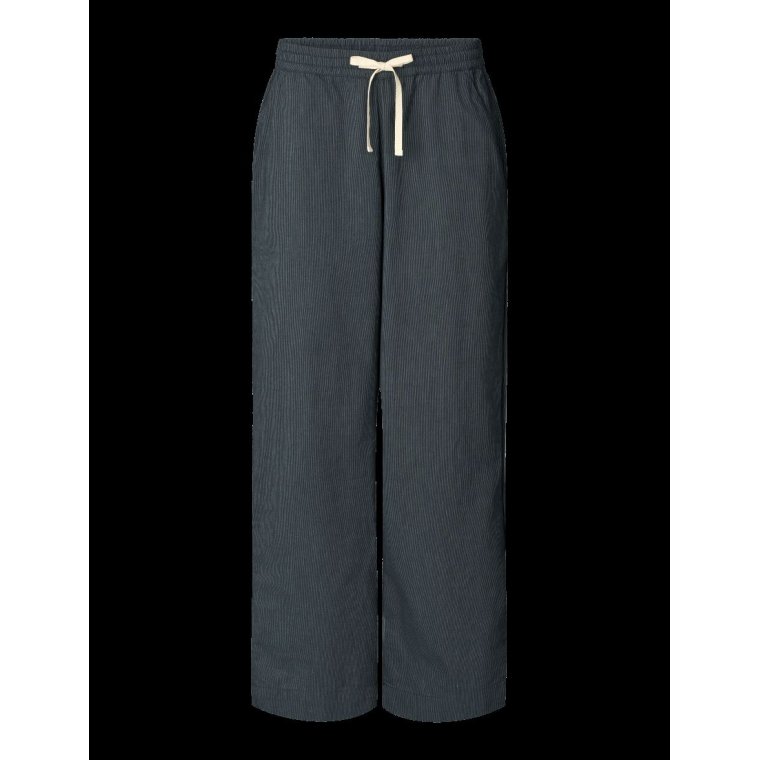 Studio Feder - DAGMAR PANTS - POPLIN - BLACK PINSTRIPE