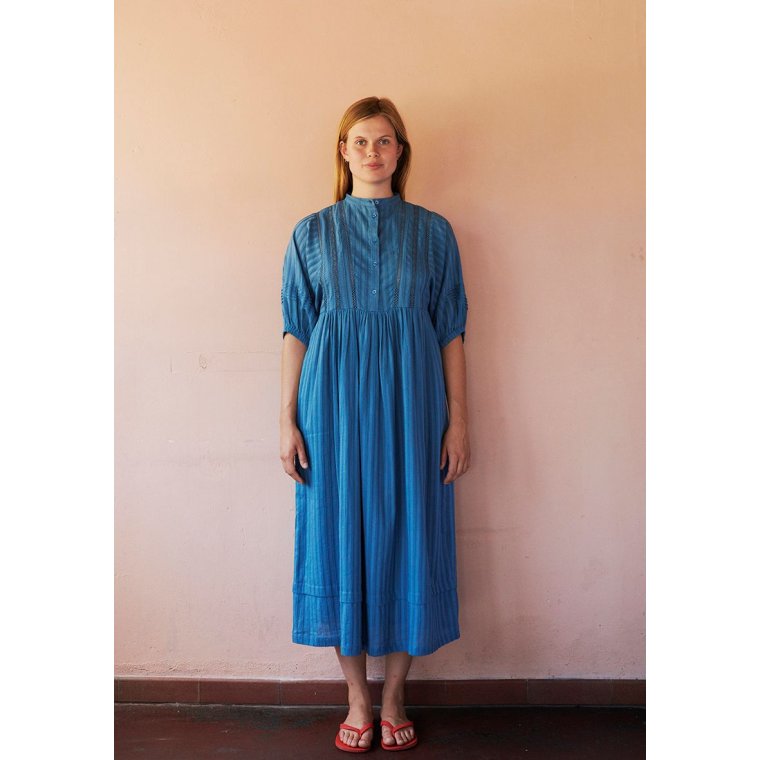 HABIBA - LAURA DRESS SHORT SLEEVE - SEA