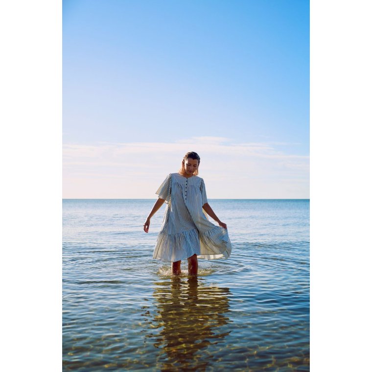 HABIBA - MIO BABYDOLL DRESS - SAPPHIRE