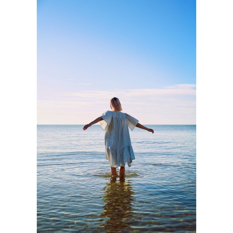 HABIBA - MIO BABYDOLL DRESS - SAPPHIRE