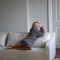 Blue - Mette Dress - Coffee melange