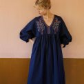HABIBA - BOHEMIA DRESS W/ BELL SLEEVES - INDIGO