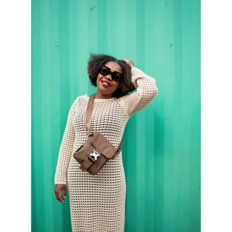 KINTOBE - NICO CROSSBODY BAG - earth brown