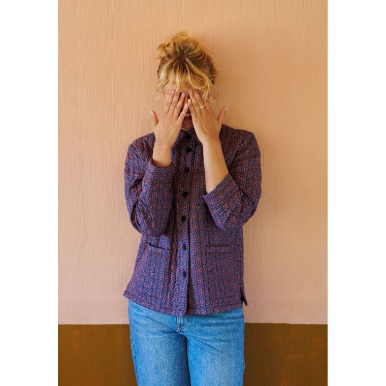 HABIBA - AUTUMN LEAF QUILTED JACKET- LOVE