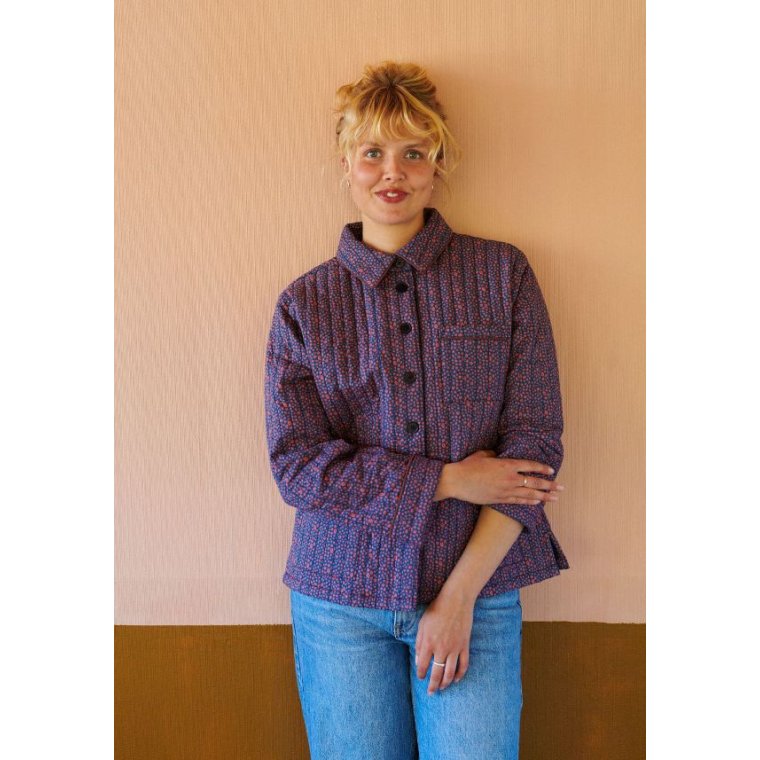 HABIBA - AUTUMN LEAF QUILTED JACKET- LOVE