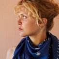 HABIBA - PALOMA SCARF - INDIGO