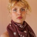 HABIBA - PALOMA SCARF - BURGUNDY