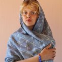 HABIBA - Amina ikat - INDIGO