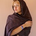 HABIBA - Amina ikat - burgundy