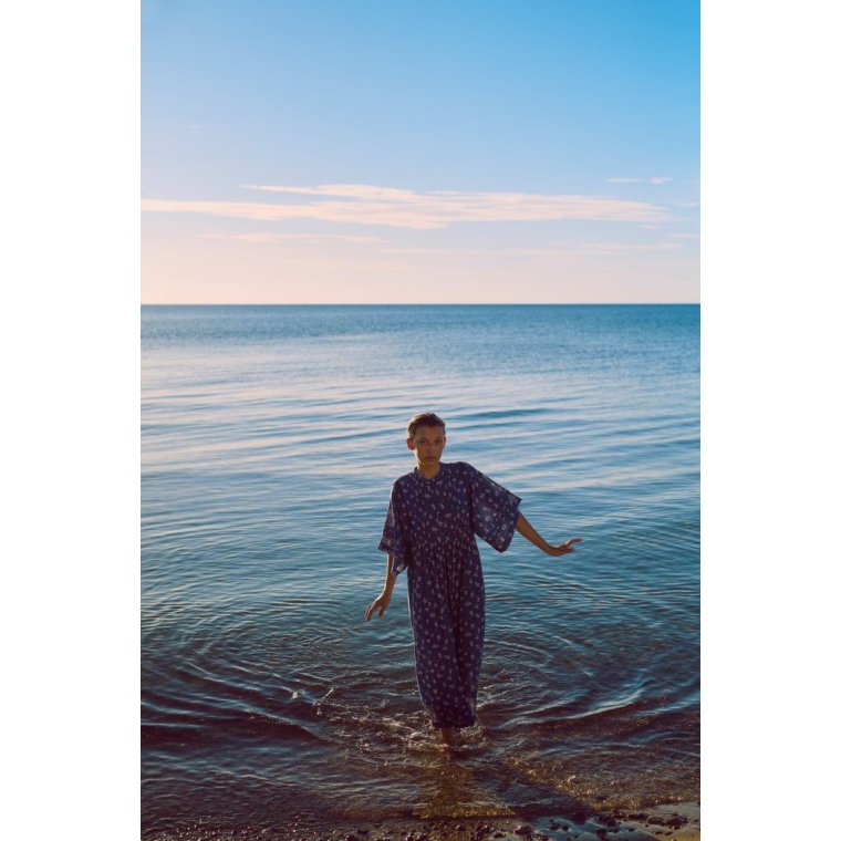 HABIBA - REBECCA DRESS SHORT SLEEVE - SAPPHIRE