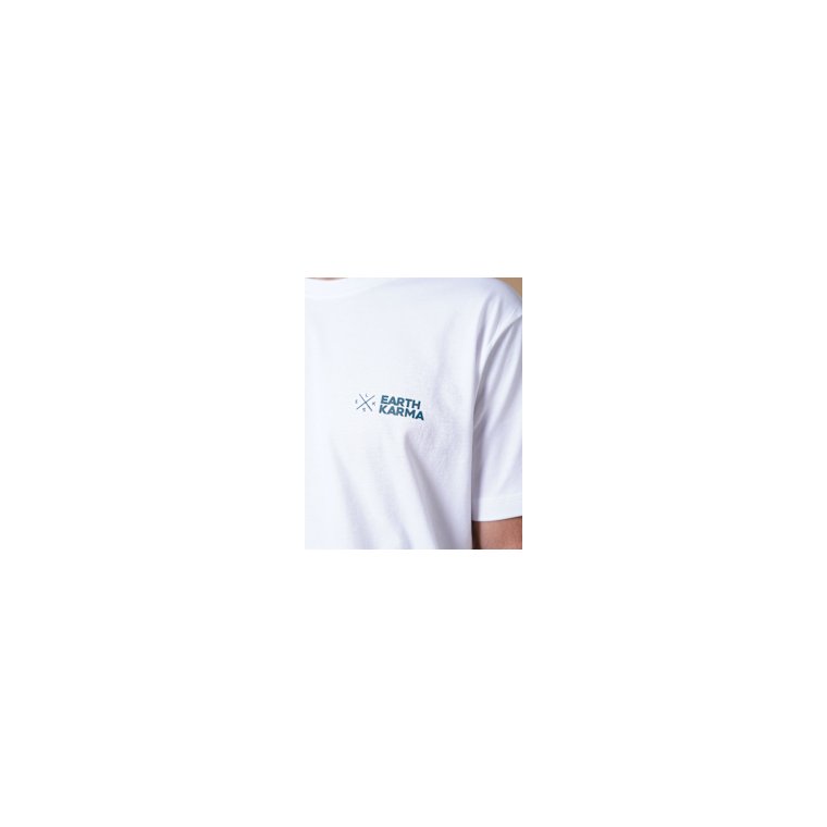 ELSK - EARTH KARMA BRUSHED T-SHIRT - 014 OPTIC WHITE - UNISEX