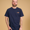 ELSK - EARTH KARMA BRUSHED T-SHIRT - DARK NAVY