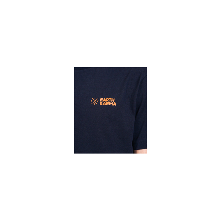 ELSK - EARTH KARMA BRUSHED T-SHIRT - DARK NAVY