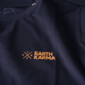 ELSK - EARTH KARMA BRUSHED T-SHIRT - DARK NAVY