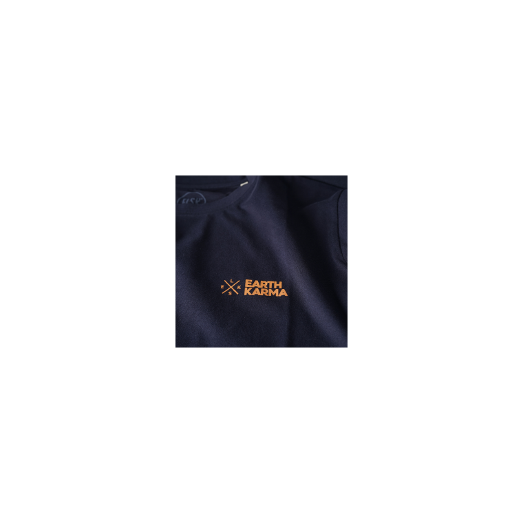 ELSK - EARTH KARMA BRUSHED T-SHIRT - DARK NAVY