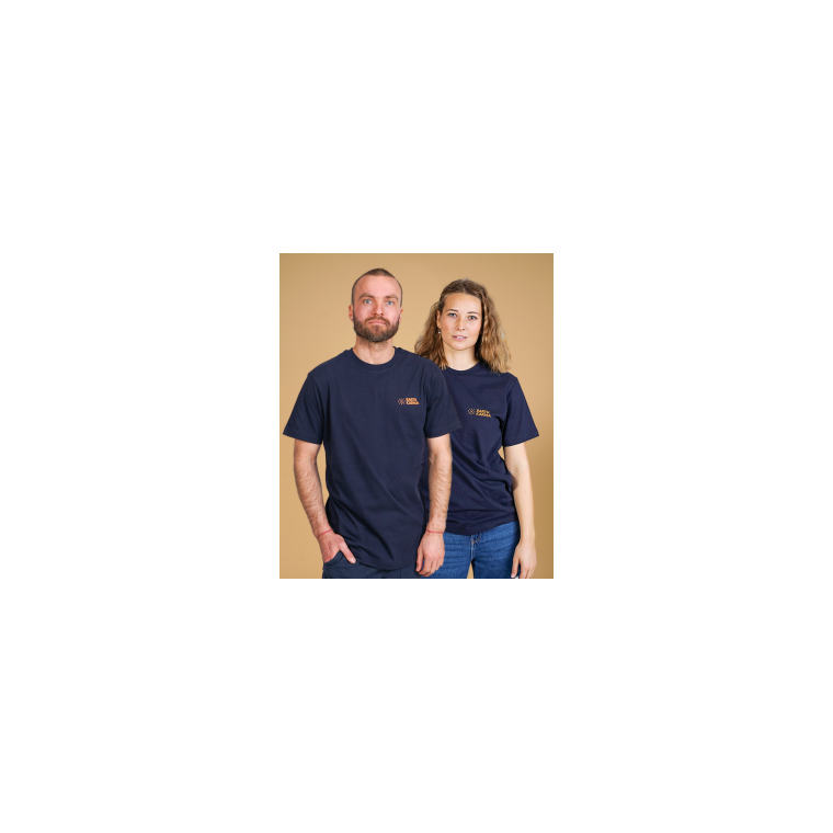 ELSK - EARTH KARMA BRUSHED T-SHIRT - DARK NAVY