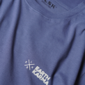 ELSK - EARTH KARMA BRUSHED T-SHIRT - VINTAGE BLUE