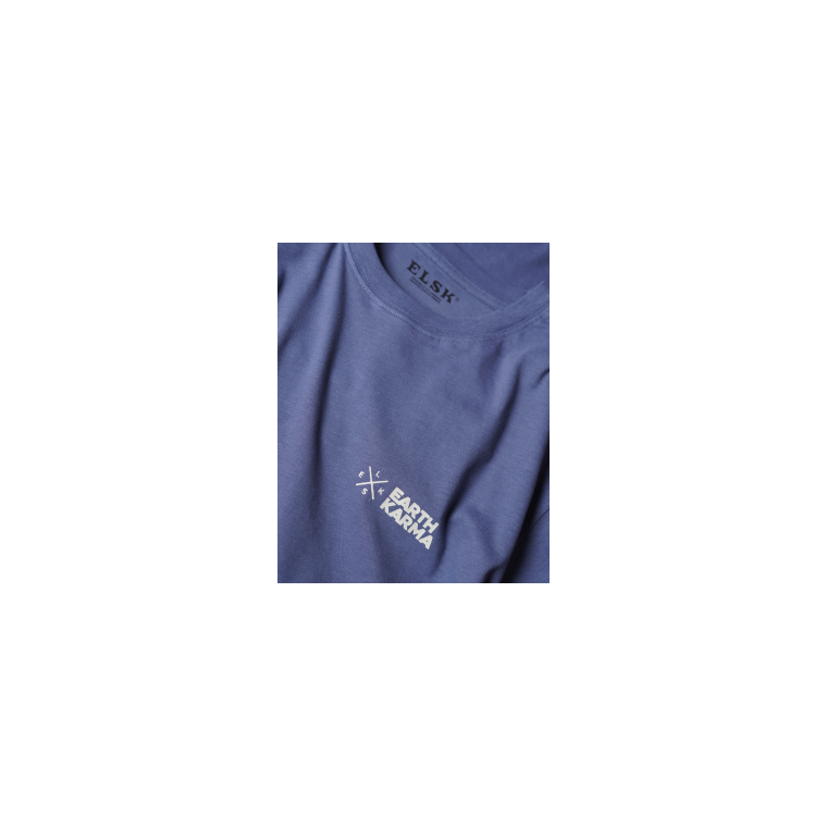 ELSK - EARTH KARMA BRUSHED T-SHIRT - 109 VINTAGE BLUE - UNISEX