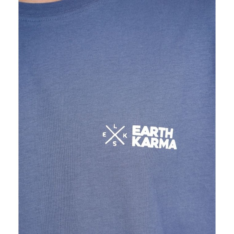 ELSK - EARTH KARMA BRUSHED T-SHIRT - 109 VINTAGE BLUE - UNISEX