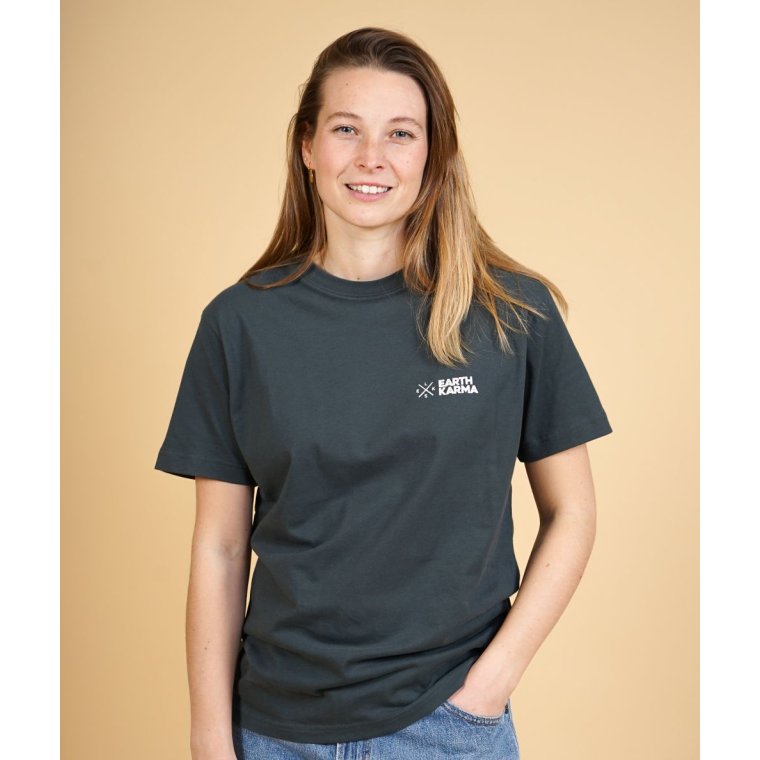 ELSK - EARTH KARMA BRUSHED T-SHIRT - STONE GREEN