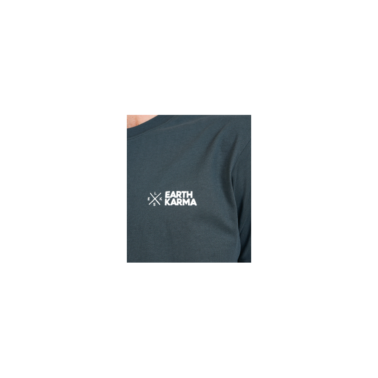 ELSK - EARTH KARMA BRUSHED T-SHIRT - STONE GREEN