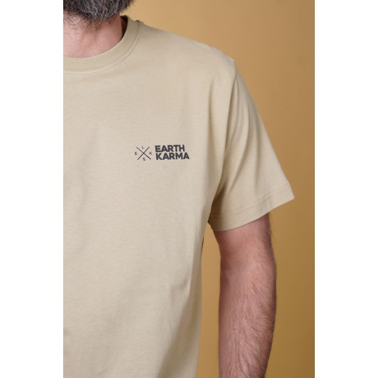 ELSK - EARTH KARMA BRUSHED T-SHIRT - DESERT SANDSTONE