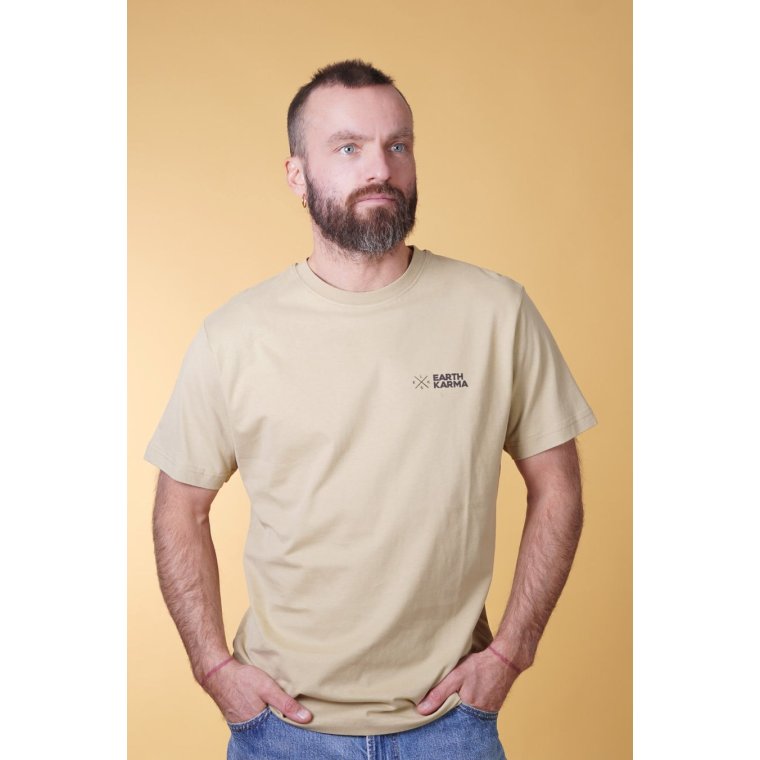 ELSK - EARTH KARMA BRUSHED T-SHIRT - DESERT SANDSTONE