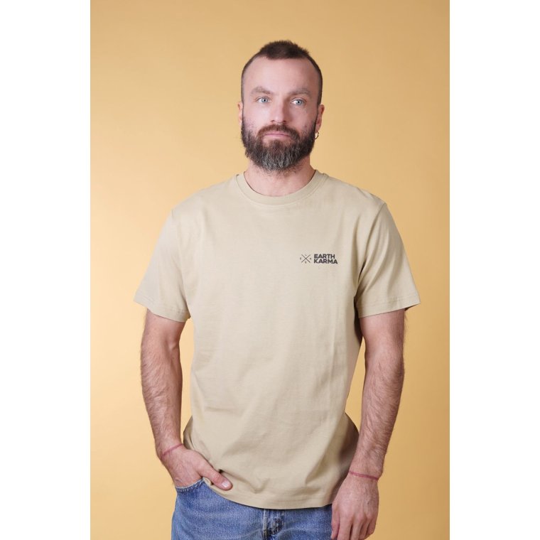 ELSK - EARTH KARMA BRUSHED T-SHIRT - DESERT SANDSTONE