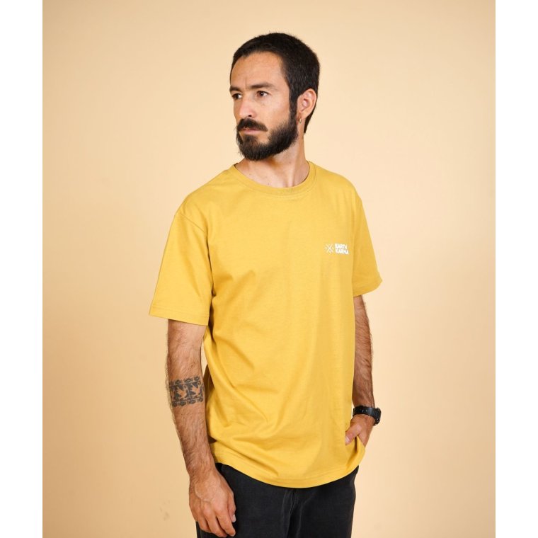 ELSK - EARTH KARMA BRUSHED T-SHIRT - HONEY YELLOW