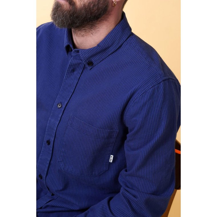 ELSK - EASE MEN'S BD SHIRT - COBALT/NAVY