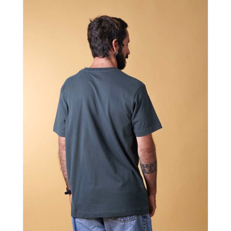 ELSK - ECHO MEN'S BRUSHED T-SHIRT - STONE GREEN