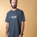 ELSK - ECHO MEN'S BRUSHED T-SHIRT - STONE GREEN