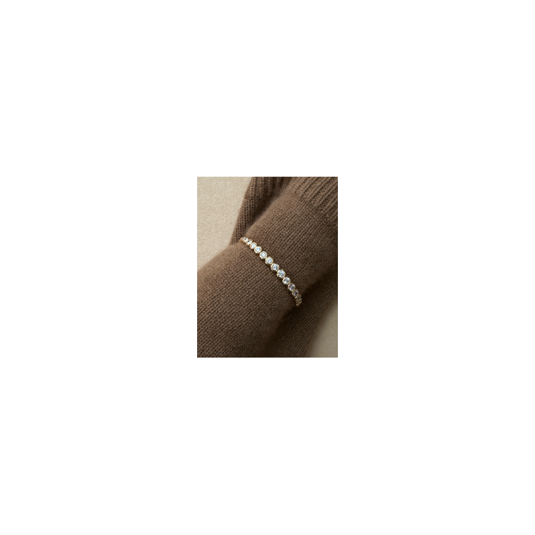 PICO - Elva Crystal Bangle - Clear